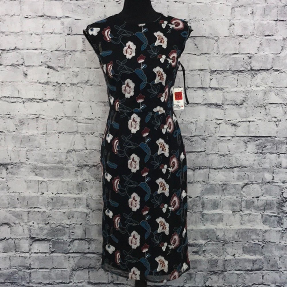 Donna Ricco Embroidered Dress 08940
